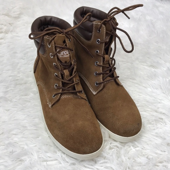 Circus by Sam Edelman Leather High Top Lace up - Picture 1 of 10